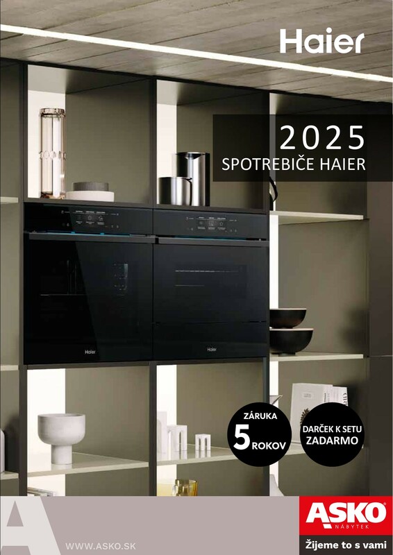ASKO - NÁBYTOK HAIER 2025