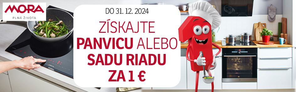 ZÍSKAJTE PANVICU ALEBO SADU RIADU ZA 1 €