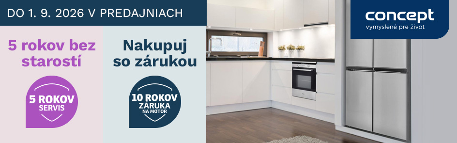 AKCIA 5 ROKOV SERVISU A 10 ROKOV ZÁRUKY NA MOTOR A KOMPRESOR