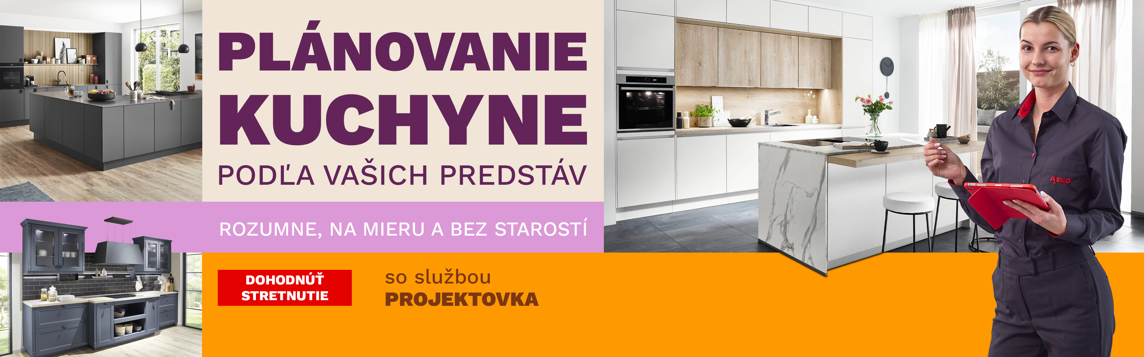 Kuchyně domluvte si schůzku 06-2026