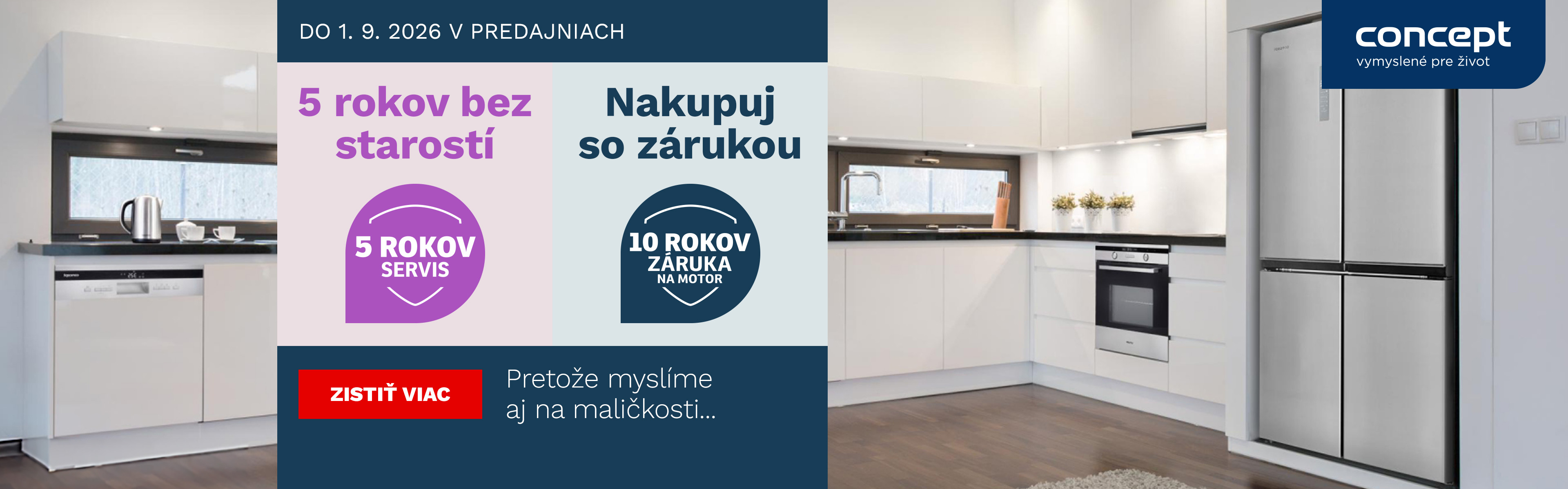 Concept 5 let záruka 10 let záruka na motor do 30.9.2025